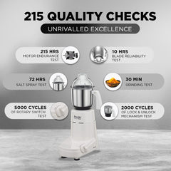 Preethi Mixer Grinder Eco Plus 3 Jar 110V