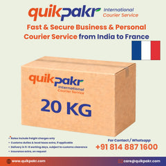 International Courier India to France