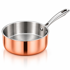 Pradeep Triply Long Handle Casserole Pot with Copper