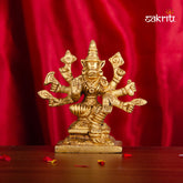 Brass Varahi Idol – 3.5 Inch Height | Fierce Goddess Statue for Temple Worship & Gifting