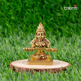 Brass Annapoorani Idol – 2.3 Inch Height | Goddess of Nourishment for Kitchen & Temple Use