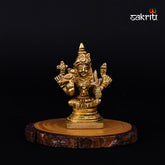 Brass Kamakshi – 2.9 Inch | Miniature Kamakshi Devi Idol for Pooja Room, Golu & Spiritual Gifting