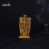 Brass Balaji – 2.8 Inch | Venkateswara Idol for Tirupati Devotees, Pooja Rooms & Gifting