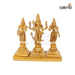 BRASS MURUGAN VALLI DEIVANAI SET