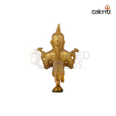 Brass Pavai Arti – 7 Inch Height | Brass Aarti Figure of Lady Holding Lamp for Rituals, Temple & Gifting