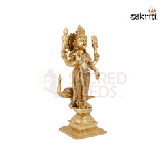 Brass Murugan Idol – 11.2 Inch Height | Lord Murugan Brass Statue for Kavadi Pooja, Temple & Home Altar