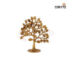 Brass Tree – 6.5 Inch Height | Decorative Brass Tree for Pooja & Spiritual Decor