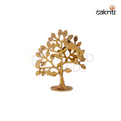 Brass Tree – 6.5 Inch Height | Decorative Brass Tree for Pooja & Spiritual Decor