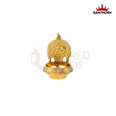 Brass Kuber Kamakshi Vilakku – 4 Inch Height