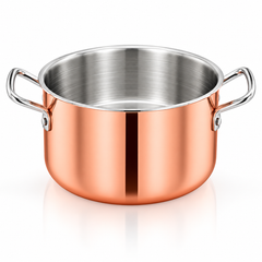 Pradeep Triply 2 Handles Saucepot with Copper