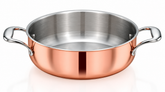 Pradeep Triply 2 Handles Casserole Pot with Copper