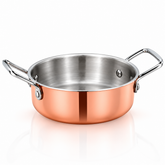 Pradeep Triply Fry Pan with Copper 2 Handles