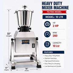 Heavy Duty Mixer Machine (Tilting Model)