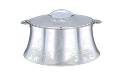 Pradeep Casserole AVA Silver Double Wall Serving Stainless Steel – Insulated Hot Pot Design Lid