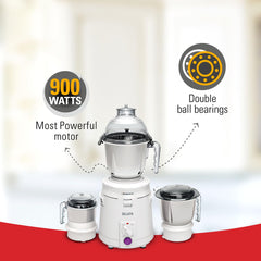 Sujata Mixer Grinder Dynamix - 900 Watt 3 Jars