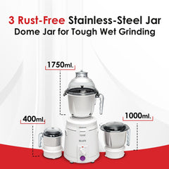 Sujata Mixer Grinder Dynamix - 900 Watt 3 Jars