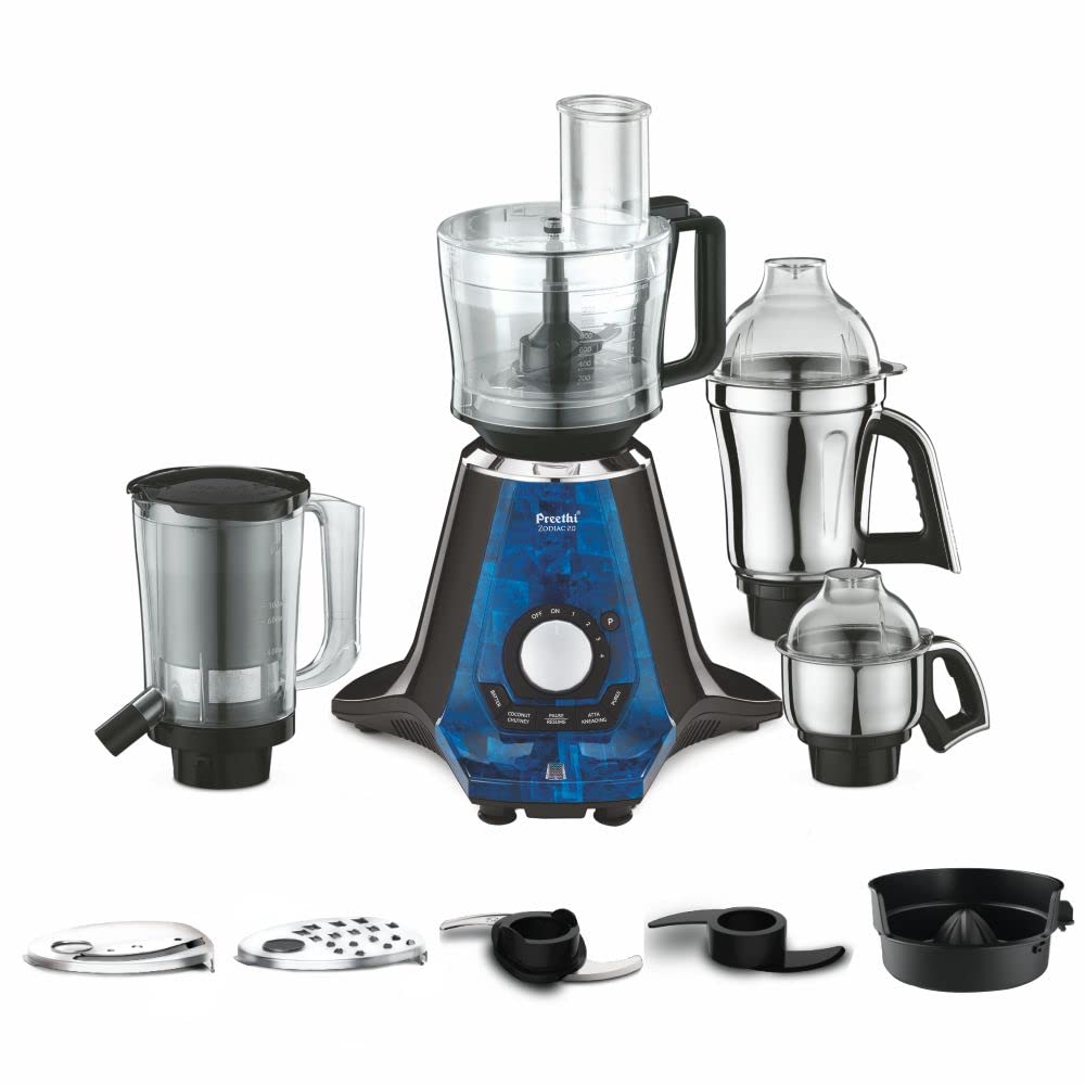 Preethi Mixer Grinder Zodiac 2.0 MG 255 - 4 Jars 1000 Watt