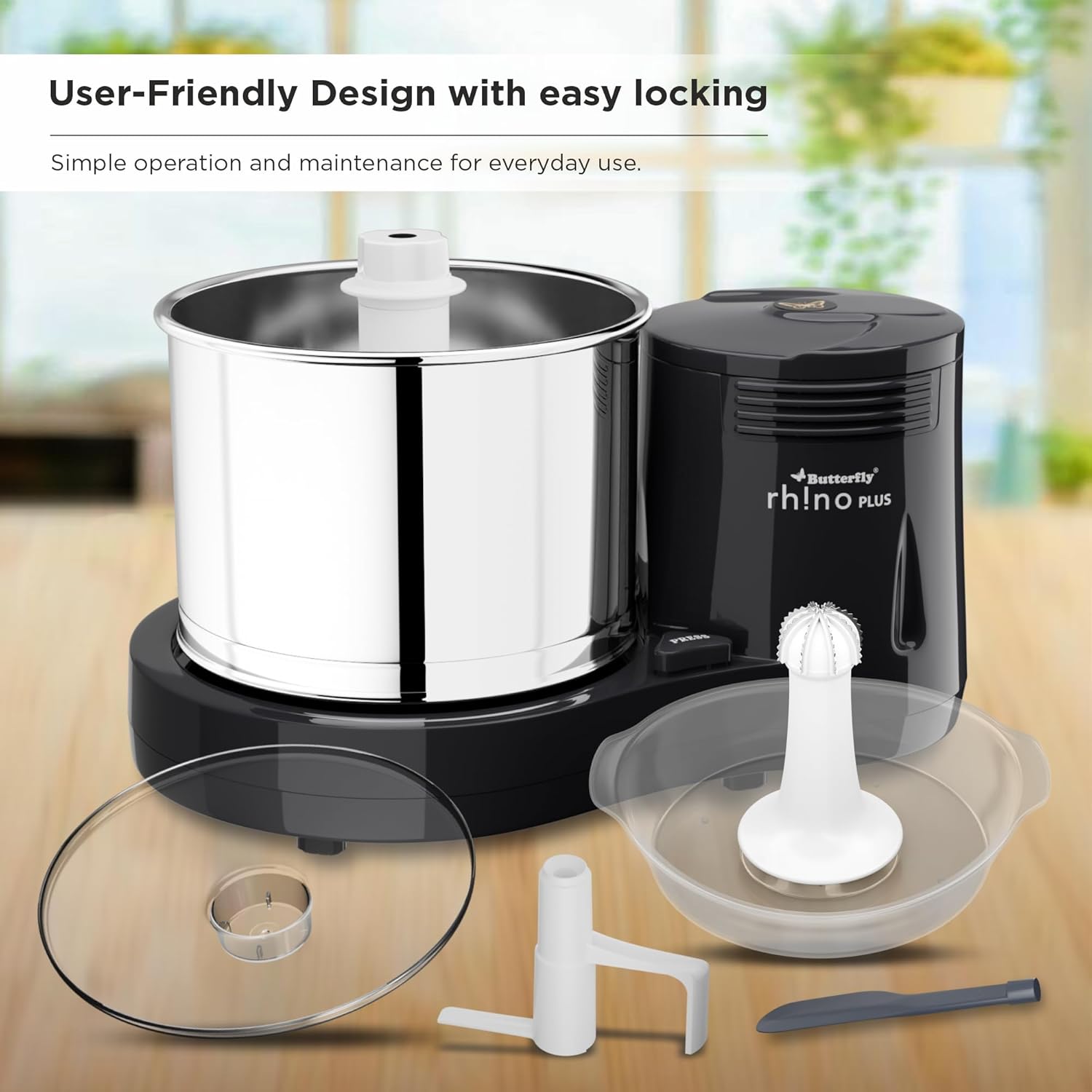Butterfly Table Top Wet Grinder Rhino Plus -2 litre