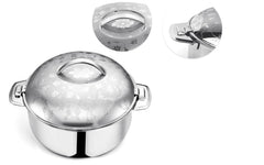 Pradeep Casserole Orchid Double Wall Serving Stainless Steel – Insulated Design Lid