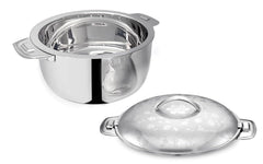 Pradeep Casserole Orchid Double Wall Serving Stainless Steel – Insulated Design Lid