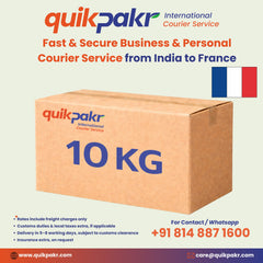 International Courier India to France