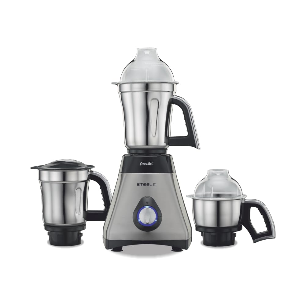 Preethi Mixer Grinder Steele Supreme MG 206 - 3 Jars 550 Watt