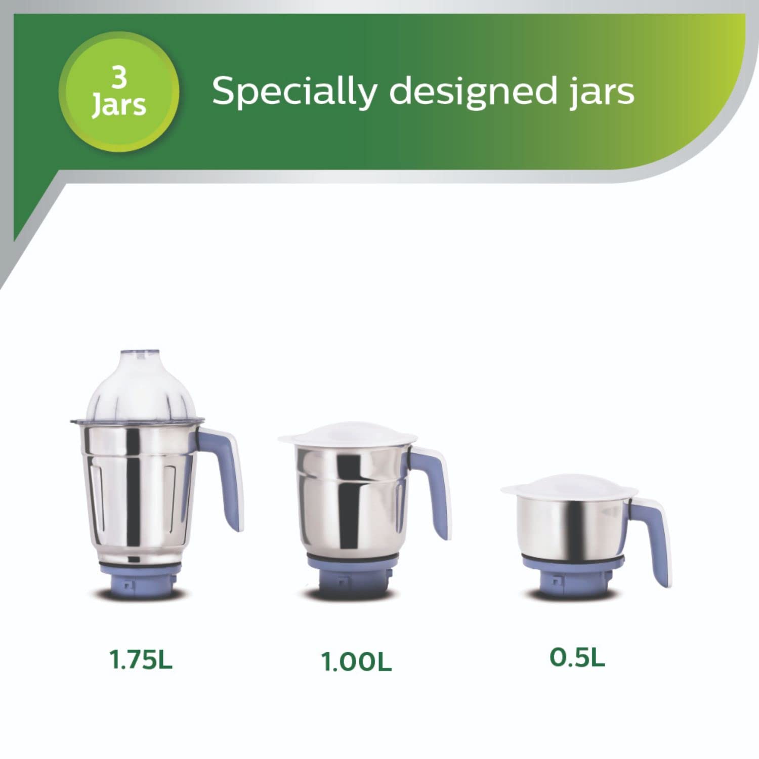 Philips Mixer Grinder HL7699 – 750 Watt, 3 Jars