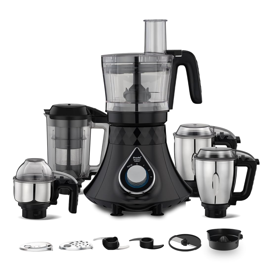 Preethi Mixer Grinder Zodiac Cosmo MG-236 - 5 Jars 750 Watt