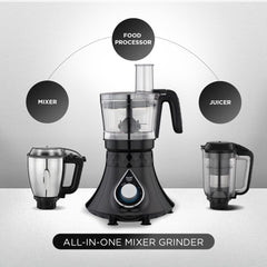 Preethi Mixer Grinder Zodiac Cosmo MG-236 - 5 Jars 750 Watt