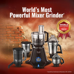 Preethi Mixer Grinder ZODIAC Juicer MG218 - 5 Jars 750 Watt