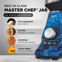 Preethi Mixer Grinder Zodiac 2.0 MG 255 - 4 Jars 1000 Watt