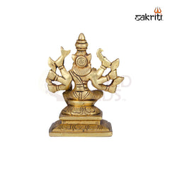 Brass Varahi Idol – 4 Inch Height | Powerful Goddess Statue for Navaratri, Pooja & Decor
