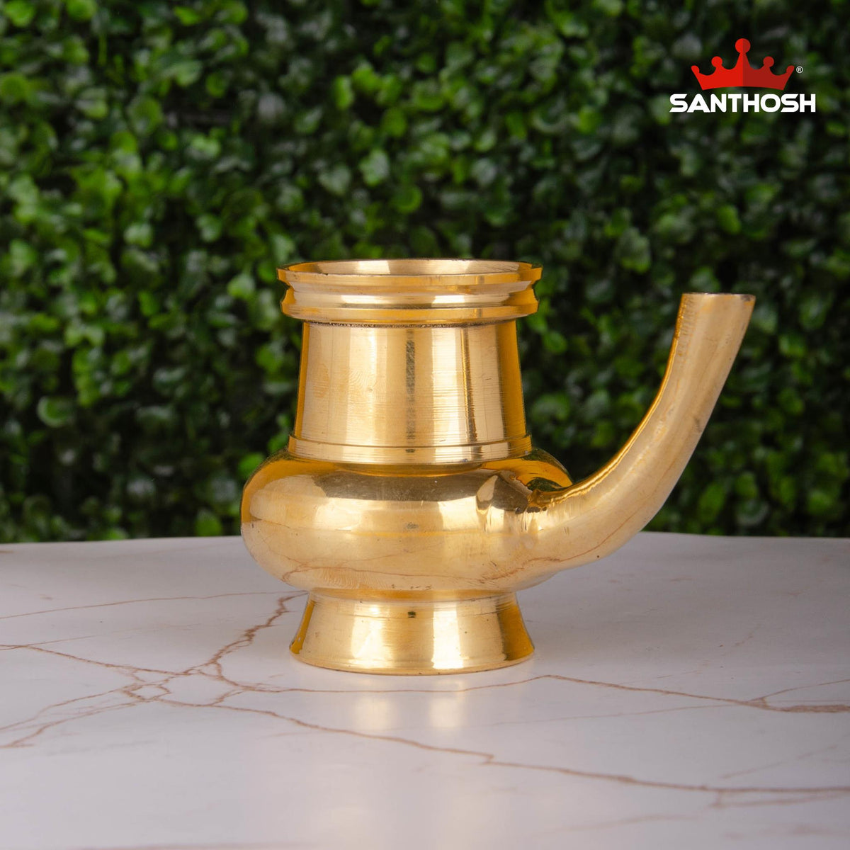 Brass Gindi – 3.1 Inch Height | Traditional Brass Taper for Pooja & Temple