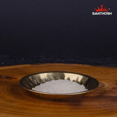 ICC Rice Plate – 1 Inch Height | Brass Plate for Serving Rice, Pooja & Traditional Rituals