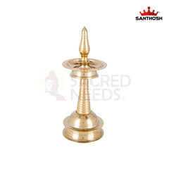 Brass AKP Vilakku – 7 Inch Antique Finish Oil Lamp