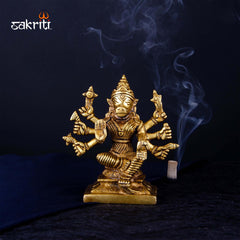Brass Varahi – 5.5 Inch Height | Traditional Brass Idol of Goddess Varahi for Worship & Spiritual Gifting