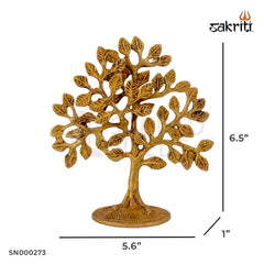 BRASS TREE ROUND BASE