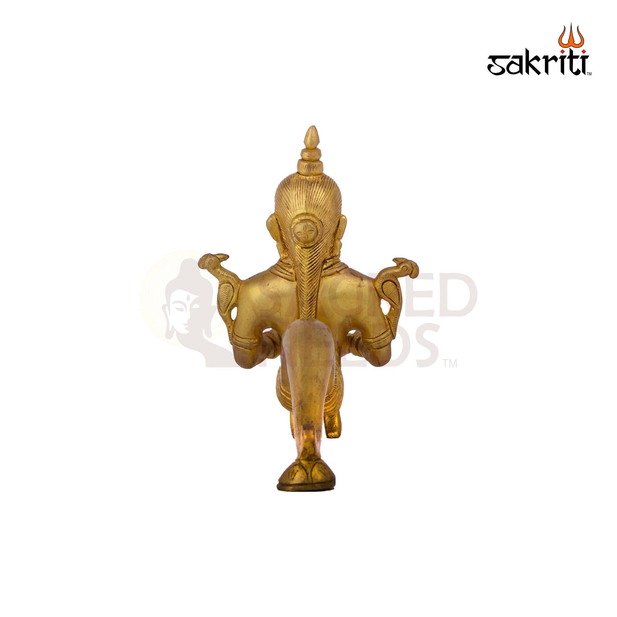 Brass Pavai Arti – 7 Inch Height | Brass Aarti Figure of Lady Holding Lamp for Rituals, Temple & Gifting