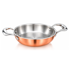 Pradeep Triply 2 Handles Fry Pan with Copper
