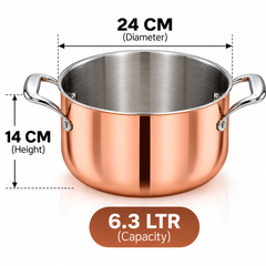Triply Saucepot with Copper