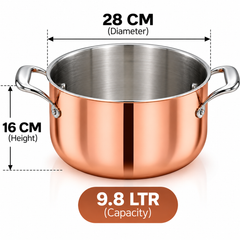 Triply Saucepot with Copper