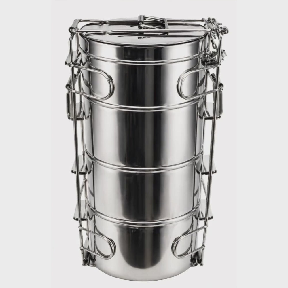 BR Carrier 9" × 5" – Premium Stainless Steel Tiffin Carrier